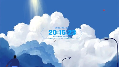 白云小屋  壁纸