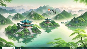 碧蓝青山 古韵江南	