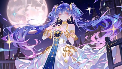 月下比心少女-尤诺