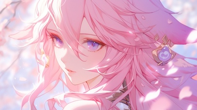 八重神子  落樱