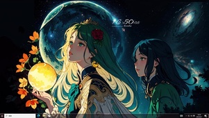 星空女孩主题壁纸