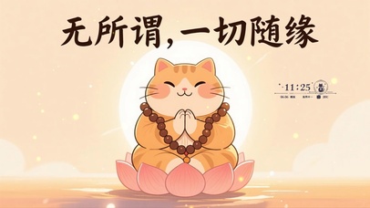 无所谓，一切随缘