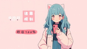 可爱猫女孩