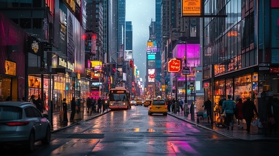 世界一角的街景