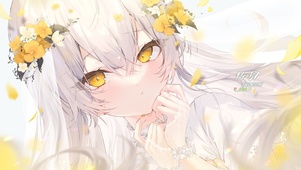 白毛少女