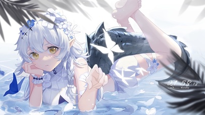 4K唯美治愈白丝少女