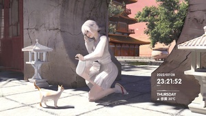 猫咪和美少女