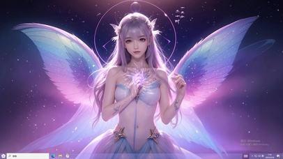 4k七彩蝴蝶妖精纯欲美少女