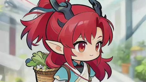 明日方舟余：买菜少年Q版街边