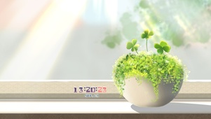 幸运爱心四叶草
