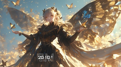 金奢蝶女  动漫高清壁纸