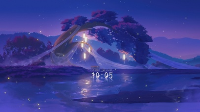 4K唯美治愈古风祈福许愿树