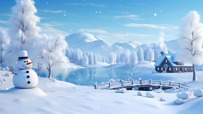 冬季小镇欢迎您