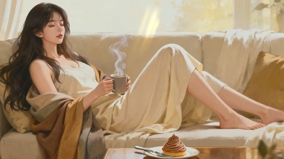 港风优雅长腿美女