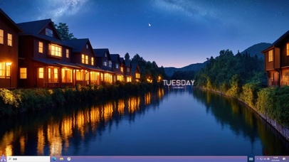 江枫渔火对愁眠主题壁纸