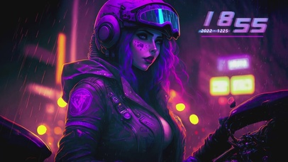 0523-赛博朋克女孩