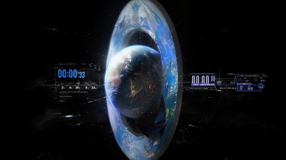 4k 炫酷太空地球