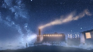 唯美星空列车