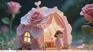 梦幻浪漫花朵小屋