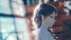 安静少女
