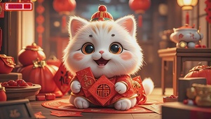 猫咪送红包