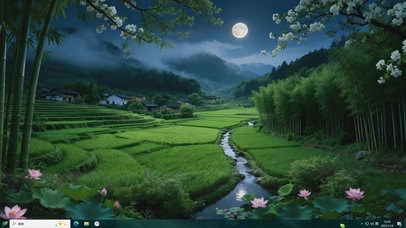 稻浪荷香的乡村秘境