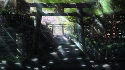 唯美治愈樱花神社