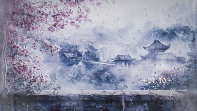 烟雨江南AI插画