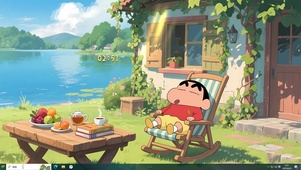 夏日午睡小新