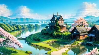 4k唯美水湾小镇