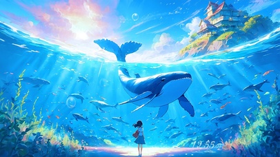 海底寻鲸少女