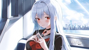 娇羞的女孩