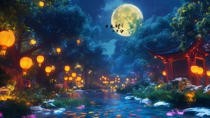 中秋月圆夜