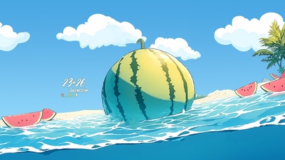 夏日 大大西瓜