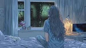 听雨声睡觉