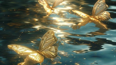 水面驻留  壁纸