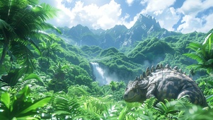 4K远古丛林 恐龙出没
