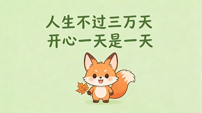 开心一天是一天