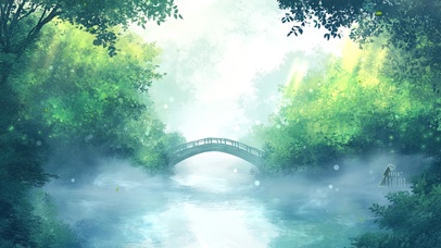 森林武器小桥流水