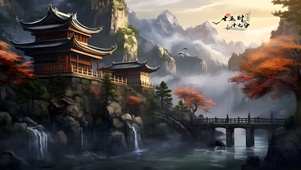 雅致水墨江南