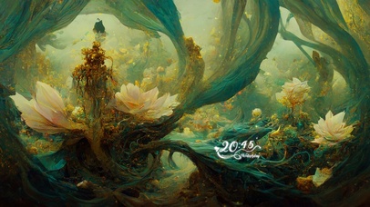 4k 治愈梦幻荷花秘境