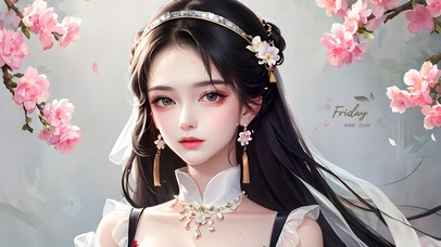 4K清纯气质樱花女孩