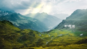 唯美治愈护眼山景