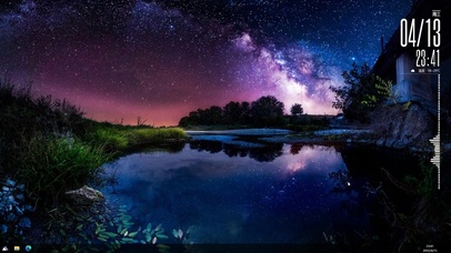 幻想星空-4K唯美星空湖面