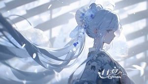 4K 雪中女孩
