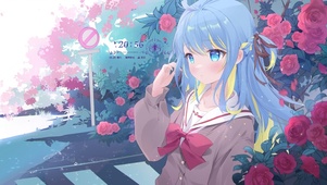唯美玫瑰女孩