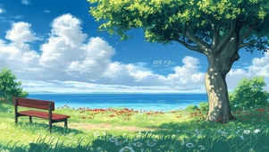 夏日的海