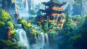 城堡瀑布