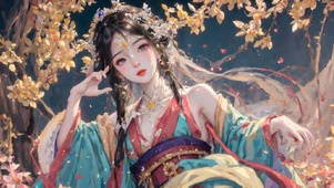 4K古风美女
