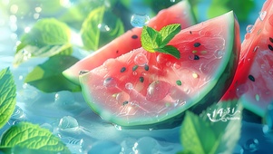 薄荷西瓜